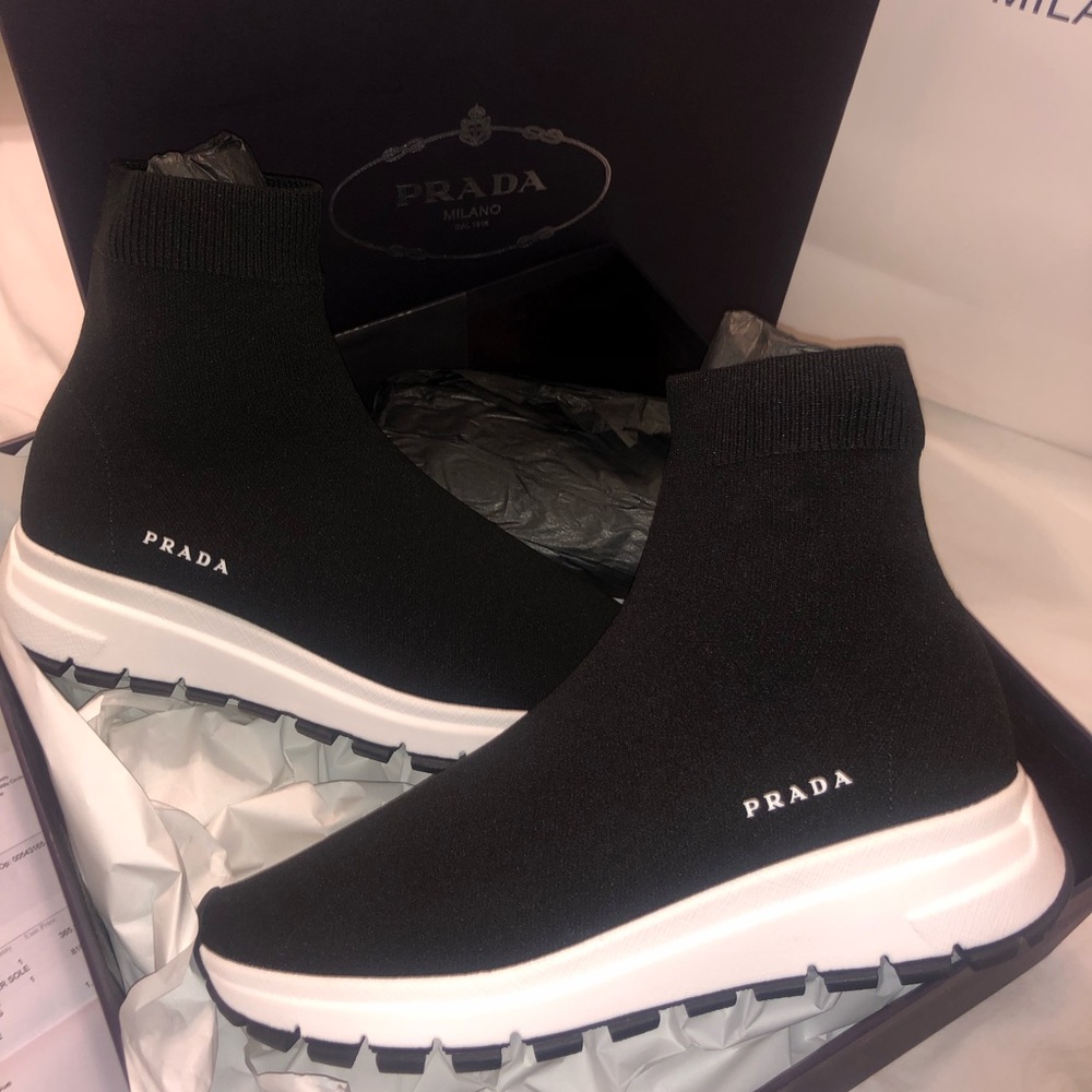 AUTHENTIC PRADA SOCK SNEAKERS!! - Picture 2 of 6
